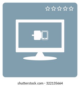 Case for phone. icon. vector design
