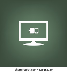 Case for phone. icon. vector design