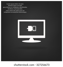 Case for phone. icon. vector design