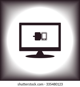 Case for phone. icon. vector design