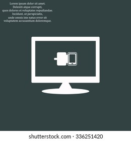 Case for phone. icon. vector design
