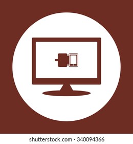 Case for phone. icon. vector design