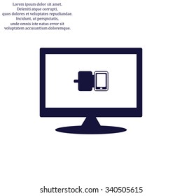 Case for phone. icon. vector design
