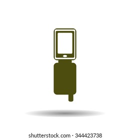 Case for phone. icon. vector design