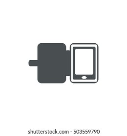 Case for phone Icon Vector flat design style