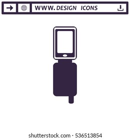 Case for phone Icon Vector flat design style
