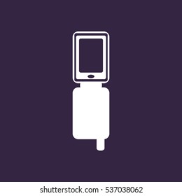 Case for phone Icon Vector flat design style
