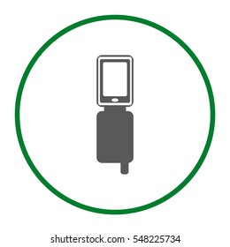 Case for phone Icon Vector flat design style