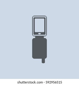 Case for phone Icon Vector flat design style