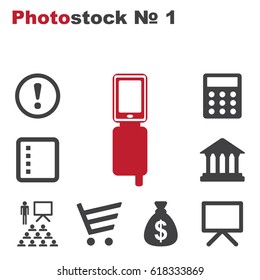 Case for phone Icon Vector flat design style