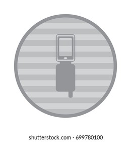 Case for phone Icon Vector flat design style