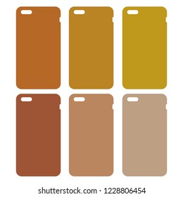 case for phone. vector