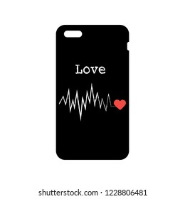 case for phone. vector