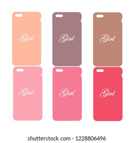 case for phone. vector