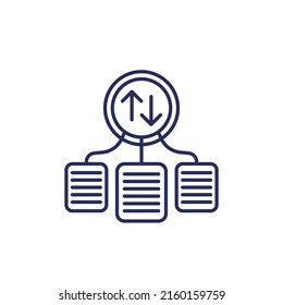 Case Priority Line Icon, Vector Design