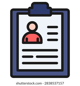 Case Report Icon Element For Design