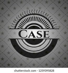Case retro style black emblem