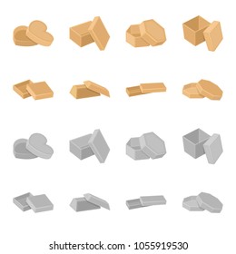 Case, shell, framework, and other web icon in cartoon,monochrome style.Box, container, package, icons in set collection.