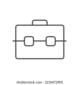 Case simple linear icons on a white background
