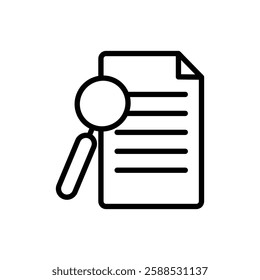 Case studies icon logo sign set vector outline