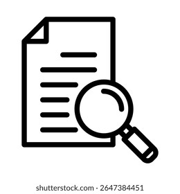 Case studies icon outline set sign