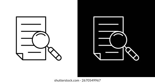 Case studies icons. vector symbol illustrations.