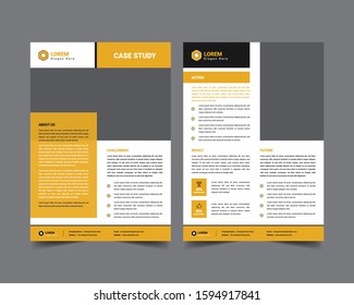 Case Study Corporate Flyer Template