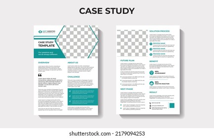 Case study flyer design template bundle, Case study cover poster leaflet  design. bundle, , a4 template, brochure design, cover, flyer, poster, print-ready