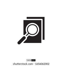 case study icon, design inspiration vector template for interface and any purpose