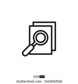 case study icon, design inspiration vector template for interface and any purpose