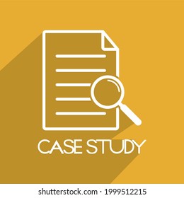 case study icon , document icon