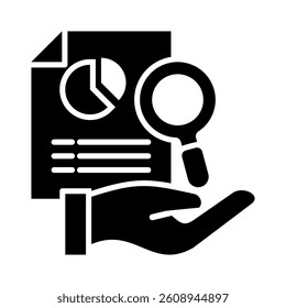 Case Study Icon Element for Design