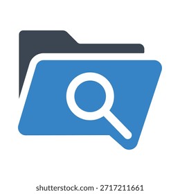 Case study icon on white background