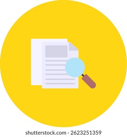 Signo de arte de símbolo de icono de caso de estudio