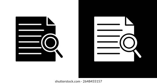 Case study icon symbol collection. Flat vector stock illustration.