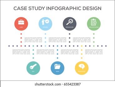 Case Study Infographics Concept