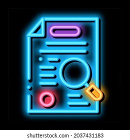 Fallstudie Neon Leuchtzeichen Vektor. Leuchtendes Symbol für das Fallstudium. transparente Symbolillustration