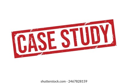 Case Study rubber stamp on white background. Case Study Stamp.