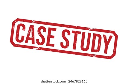 Case Study rubber stamp on white background. Case Study Stamp.