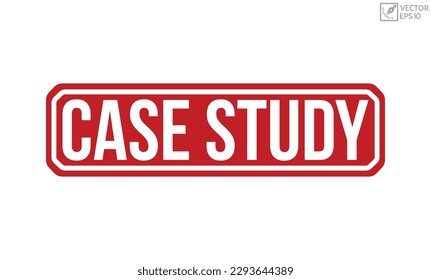 Case Study rubber stamp vector illustration on white background. Case Study rubber stamp