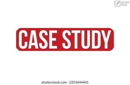 Case Study rubber stamp vector illustration on white background. Case Study rubber stamp