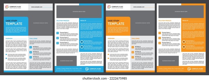 Case Study Templet Design For Business