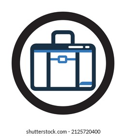 Case suit or Unique Suitcase icon