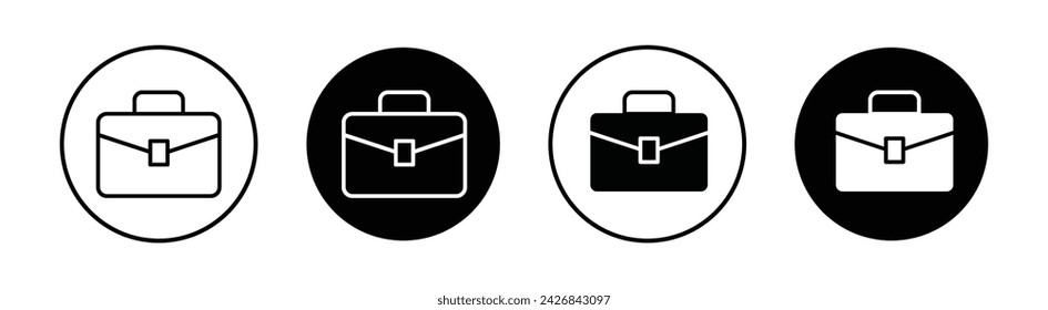 Case vector line icon illustration.