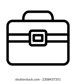 Case Vector Thick Line Icon For Personal And Commercial Use.
