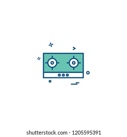 Casette icon design vector