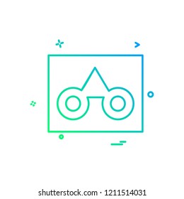 Casette icon design vector