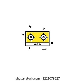 Casette icon design vector