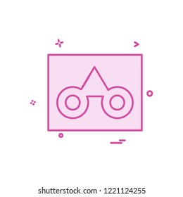 Casette icon design vector