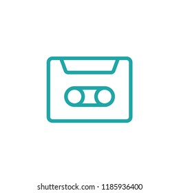 Casette outline icon